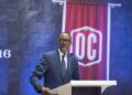 President Paul Kagame addresses delegates during the 10-year anniversary of Oklahoma Christian University at the Kigali Convention Centre on February 11, 2017. Courtesy photo